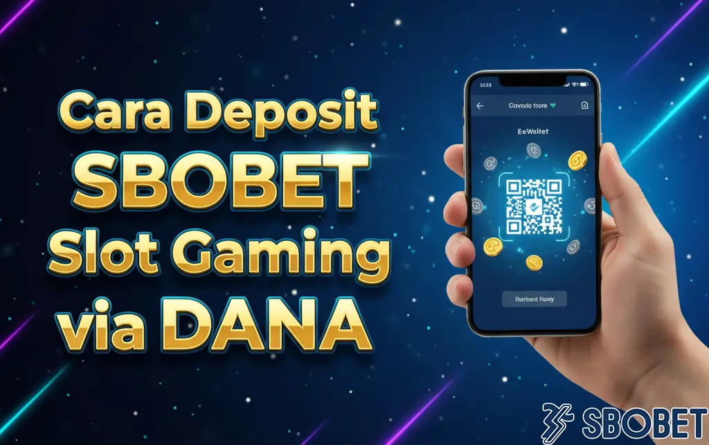 banner panduan cara deposit sbobet slot gaming via dana